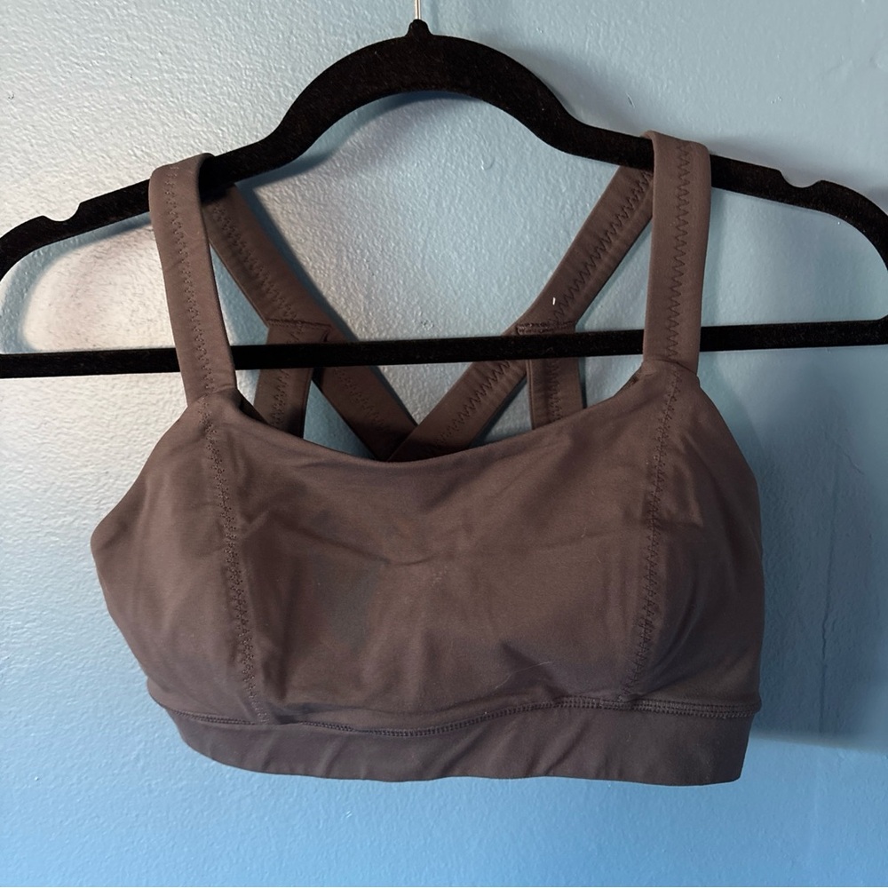 Lululemon Athletica Dark Grey Sports Bra Size 4